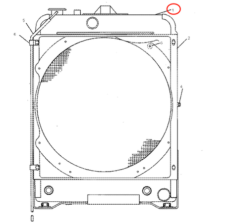 Radiateur 8N-4078 8N4078 adapté pour moteur Caterpillar CAT 3204 tracteur 3S 3P D3 D3B D3C