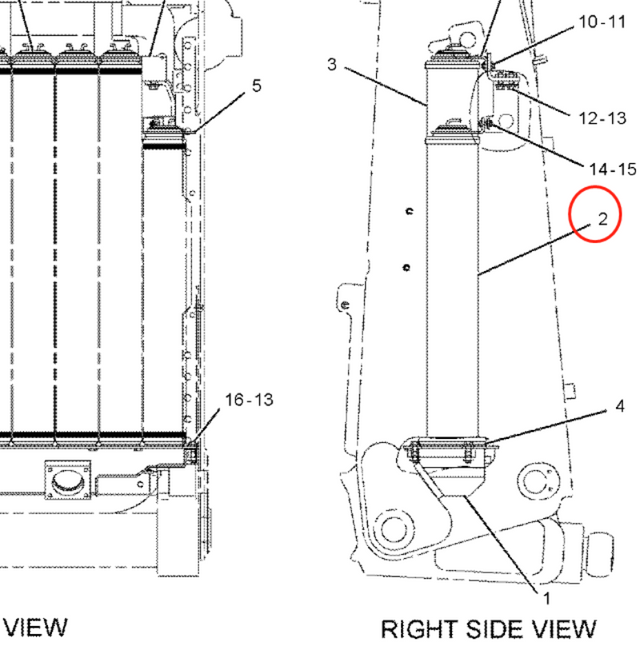 Radiator 163-4064 1634064 Angkop para sa Caterpillar Engine 3306 3406 3406C CAT Tractor D7R D8R