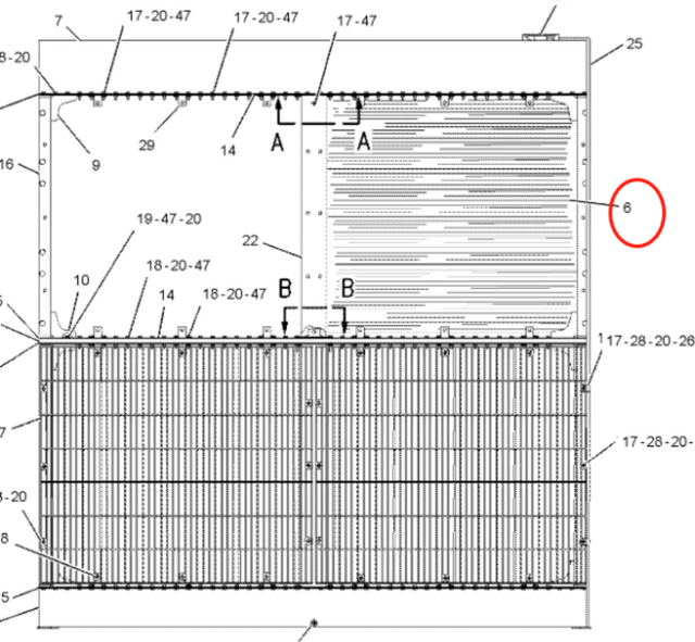 Hydraulisk radiator 9Y5983 9Y-5983 Passer til Caterpillar CAT 3508 3508B 3508C 3512 3512B 3512C 3516 3516B 3516C