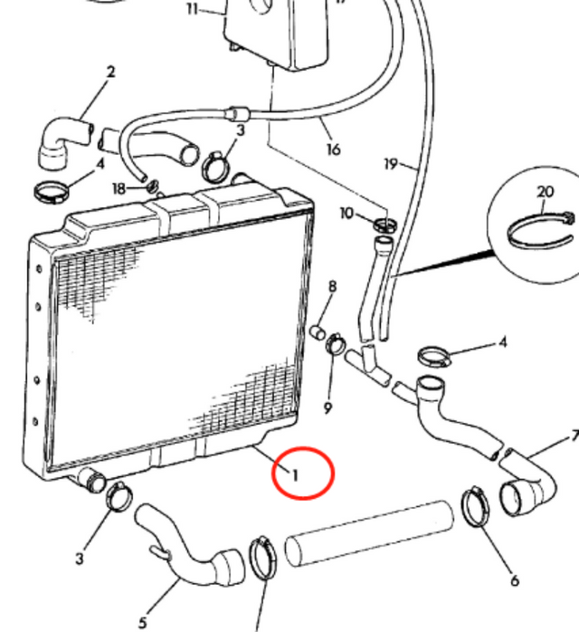 Hydraulic Radiator Core 923/04500 for JCB 214-4 217-4 216-4 215-4 217-2 214SM-4 215-2 3CX 35