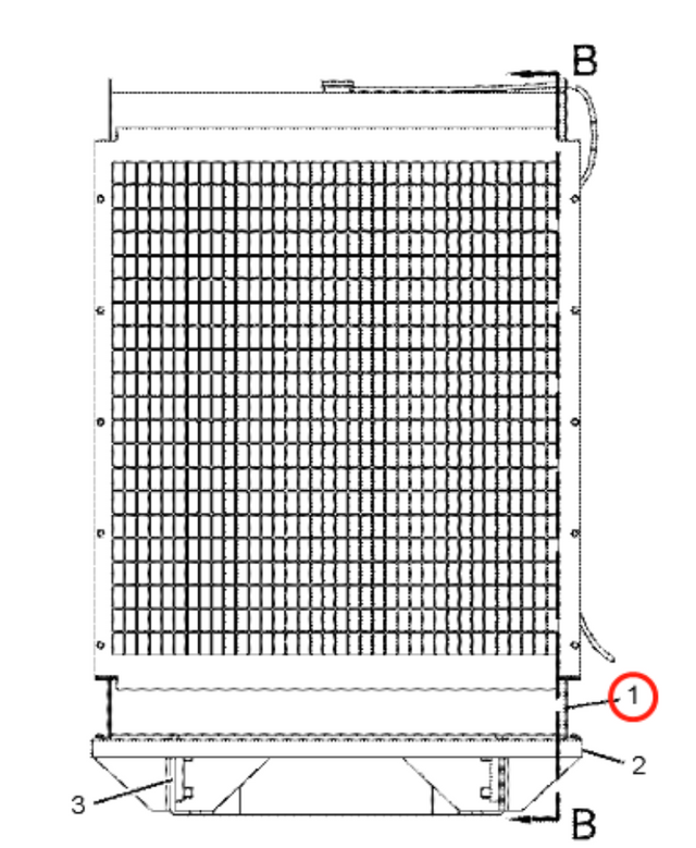 Radiateur hydraulique 142-1928 1421928, adapté au moteur du groupe électrogène Caterpillar CAT 3406C