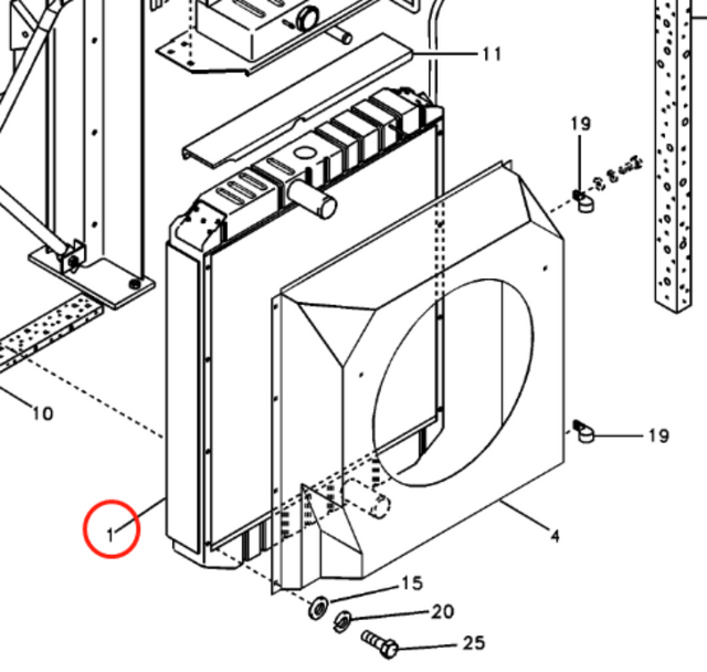 Hydraulic Radiator Core 14536041 14507936 14536040 14536039 for Volvo Excavator EC140B EC135B