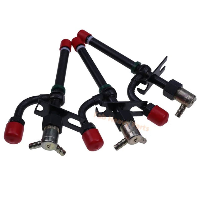 3 PCS Fuel Injector 17331-53001 24412 for Kubota Engine D1462 D1462-DI D1453 D1453-T - Fab Heavy Parts