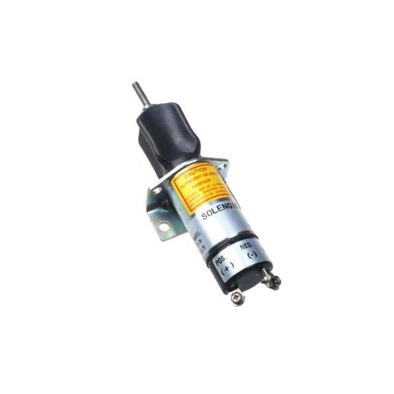 3 Terminals Shut Off Solenoid Valve SA-51571-14 SA-5171-12 1502-12C3U1B1S1A for Yanmar Kubota Bobcat Diesel Engine, 12V - Fab Heavy Parts