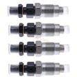 4 PCS Fuel Injector 093100-5450 MD165282 for Mitsubishi Engine 4D68 4D68T - Fab Heavy Parts