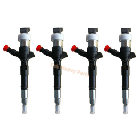 4 PCS Fuel Injector 23670-39096 095000-5660 for Toyota Engine 2KD 2KD-FTV - Fab Heavy Parts