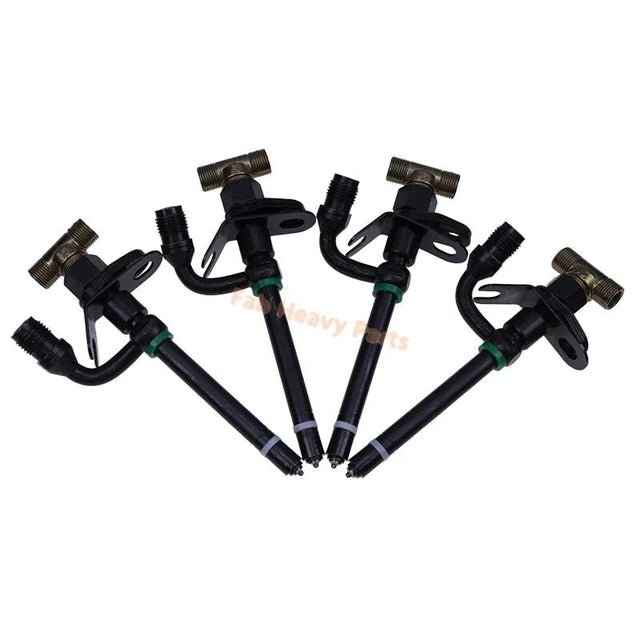 4 PCS Injection Nozzle SE500820 for John Deere Engine 4045 4039 Loader 210C 310C 315C 300D 310D - Fab Heavy Parts