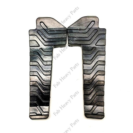 New Fits for Caterpillar Excavator Pedal Rubber and Iron Pad Aftermarket