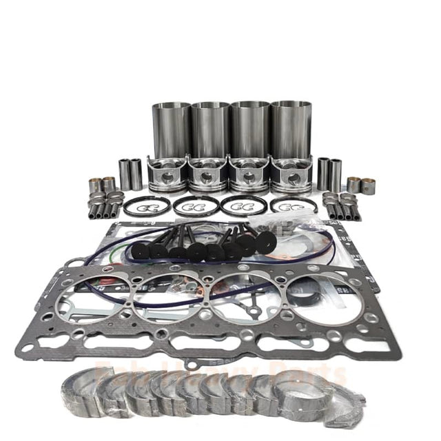 Overhaul Rebuild Kit para sa Isuzu 4LE2 4LE2-XYBB01 Engine Fits Case CX75 CX80 Excavator