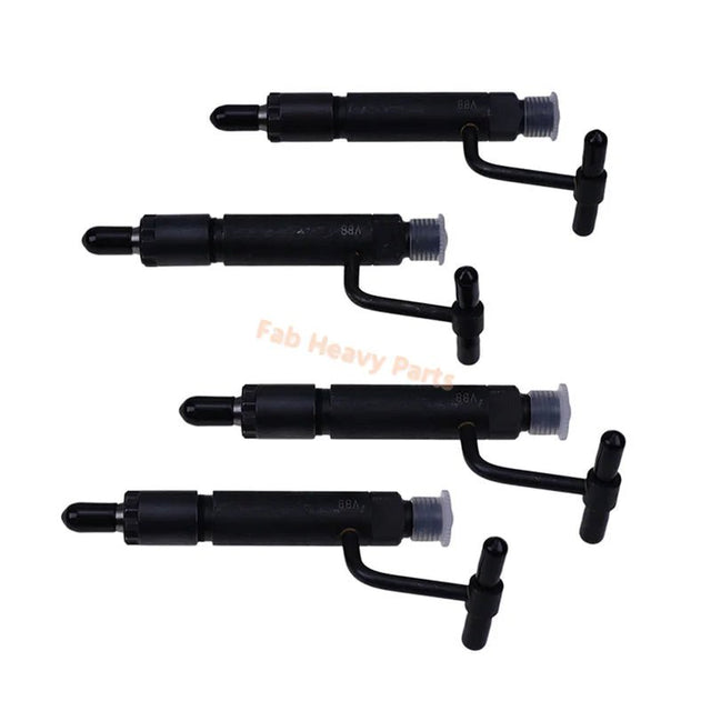 4PCS Fuel Injection 729570-53200 for Yanmar Marine Engine 4JH2 4JH2-E 4JH2E - Fab Heavy Parts