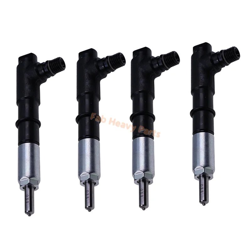 4PCS Fuel Injector 1J550-53000 1J550-53001 for Kubota Engine V3800 V3800-DI-T - Fab Heavy Parts