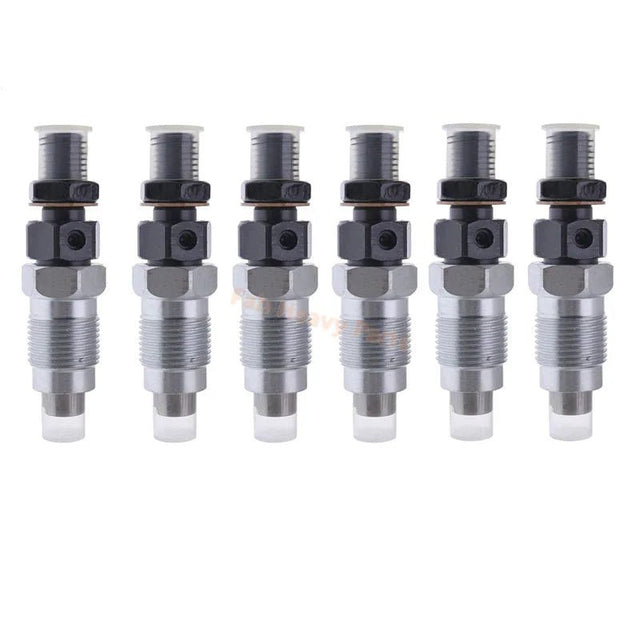 6 PCS Fuel Injector 093500-7330 23600-19105 for Toyota Engine 1HZ Landcrusier Coaster - Fab Heavy Parts