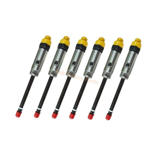 6 PCS Fuel Injector 0R-4343 100-7562 for Caterpillar CAT Engine 3406 3406C - Fab Heavy Parts