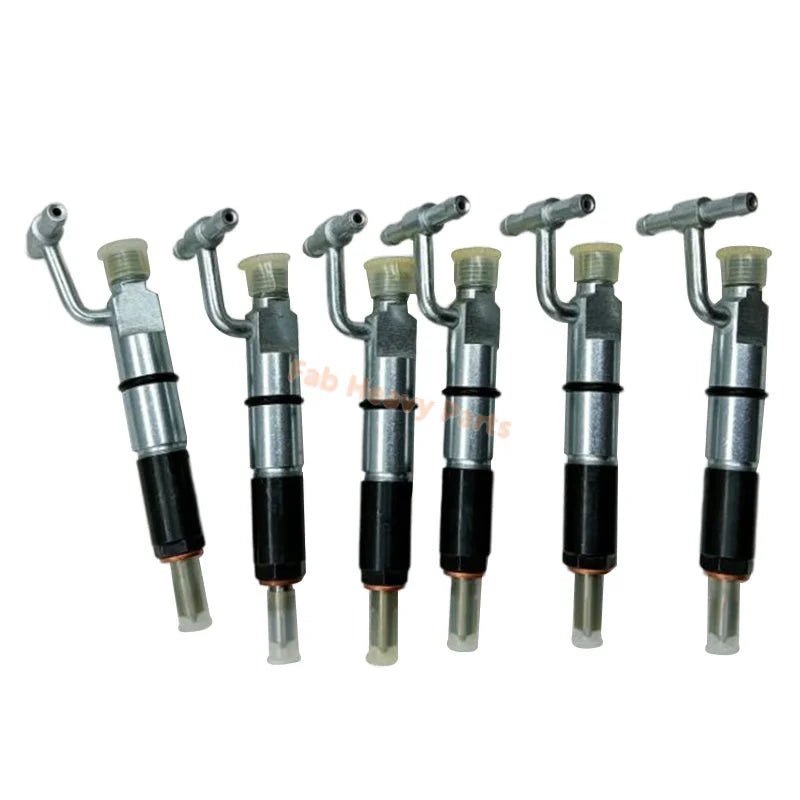 6 PCS Fuel Injector 128-3293 for Caterpillar CAT Engine 3046 Excavator 315 315B Tractor D5G Loader 939C - Fab Heavy Parts