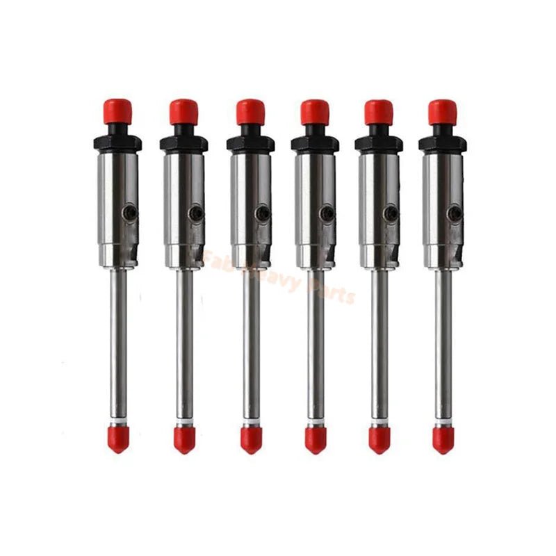 6 PCS Fuel Injector 7W-7038 0R-4124 for Caterpillar CAT Engine 3306 3306B Tractor D6H D6D D6R - Fab Heavy Parts