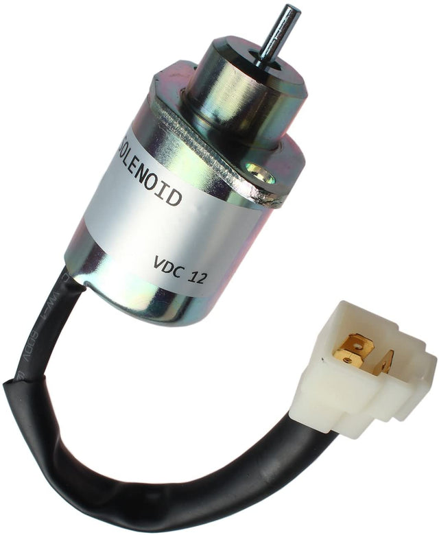 Fuel shutoff solenoid 7023161 for JLG Lift Kubota D905 Engine, 12V-Shut down solenoid-Fab Heavy Parts