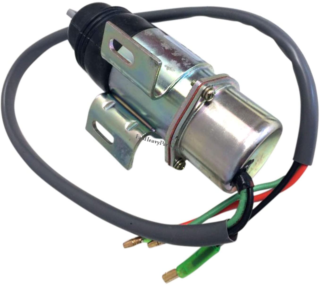 Stop Solenoid 894453-3411 8-94453341-0 MV1-58 for Hitachi Isuzu 4JG1 4JG2 6BG1 6BB1 6B61 4J62 4J61 Engine, 12V-Shut down solenoid-Fab Heavy Parts