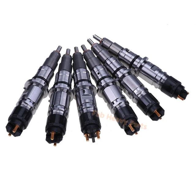 6PCS Fuel Injector 4261177 for Cummins ISB QSB 6.7 QSB4.5 QSB5-G7 - Fab Heavy Parts