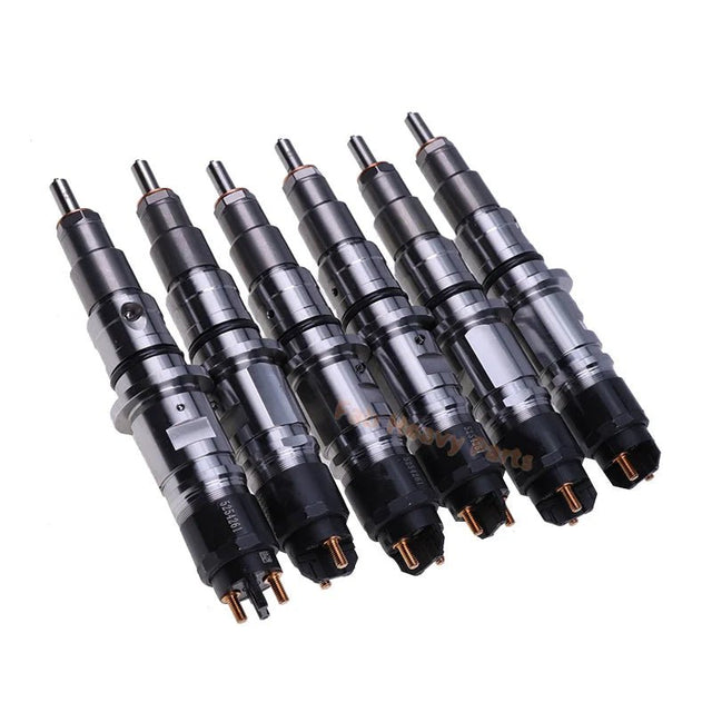 6PCS Fuel Injector 4261177 for Cummins ISB QSB 6.7 QSB4.5 QSB5-G7 - Fab Heavy Parts