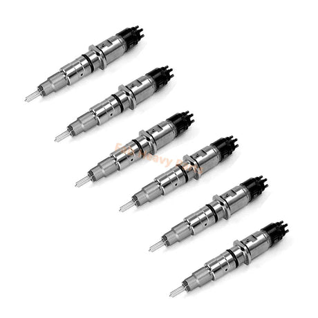 6PCS Fuel Injector 4994541 for Cummins Engine ISLE QSL8.9 QSL9 - Fab Heavy Parts