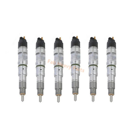 6PCS Fuel Injector 51101006032 51101006035 51101006048 51101006125 for MAN Engine D2066LF01 - Fab Heavy Parts