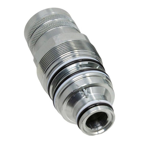 84390118 Female Flat Face Coupler Fits Case SR130 SR150 SR175 SV300 New Holland C227 C232 C238 L221 L220 L223 - Fab Heavy Parts