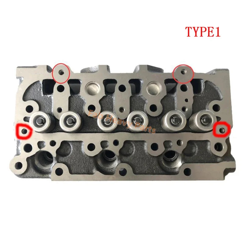 Complete Cylinder Head for Kubota D722 Engine