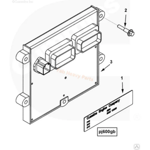 Control Module ECM 4995444 Fits for Cummins Engine ISDE K38 QSL9 QSK38 QSK50 QSK60