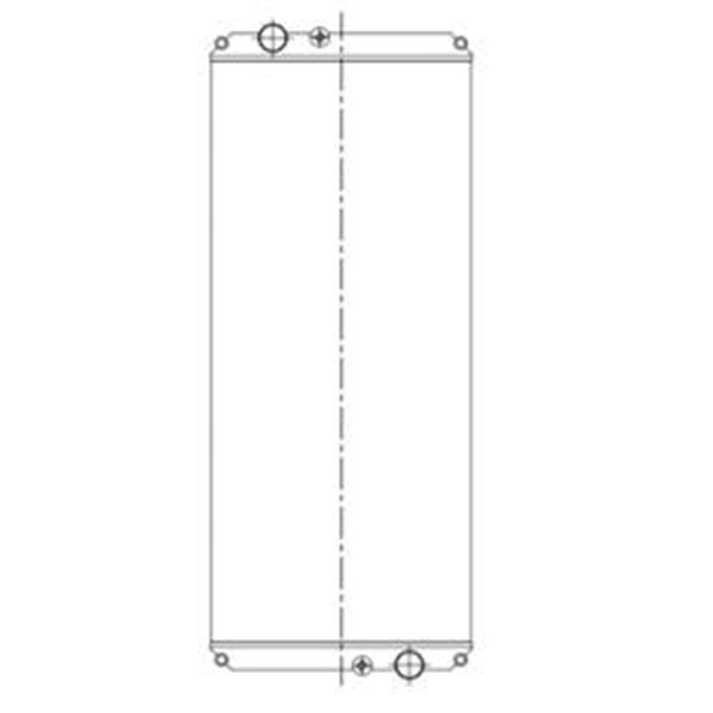 Radiateur hydraulique de refroidissement adapté au camion Caterpillar CAT 773