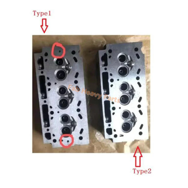 Kumpletong Cylinder Head Fits para sa Komatsu Engine 3D84