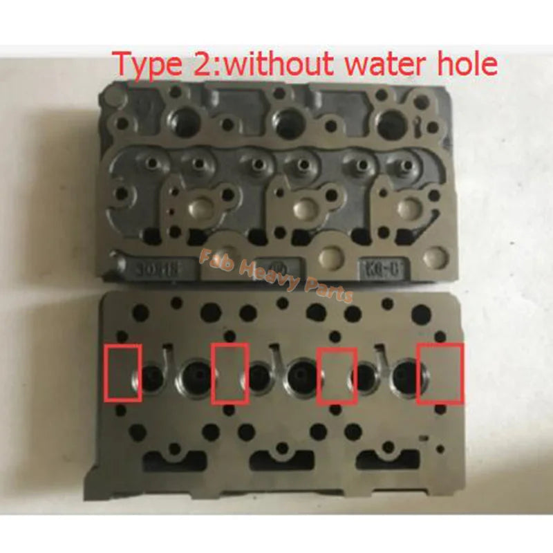 Complete Cylinder Head With Valves for Kubota D1402 Engine