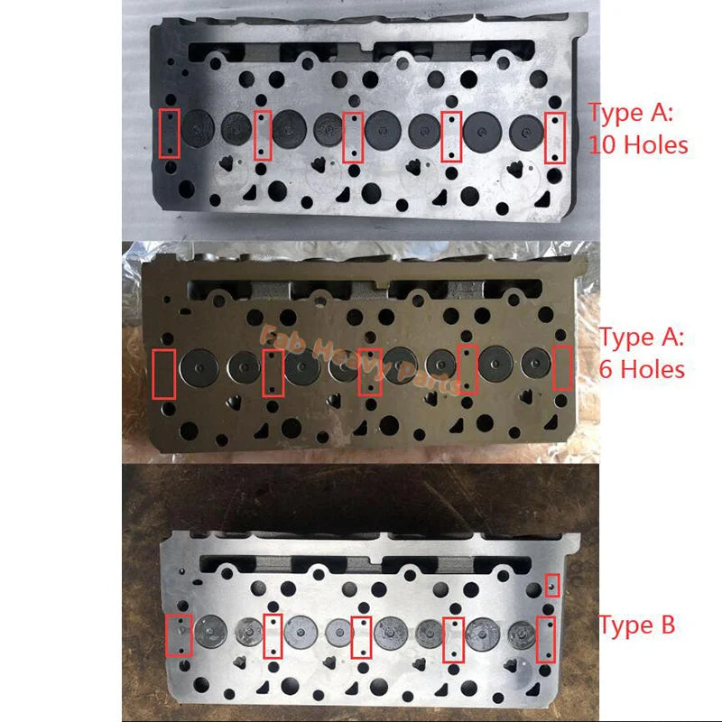 Complete Cylinder Head 19077-03048 for Kubota Engine V2203 Excavator KX121-2  KX161-2