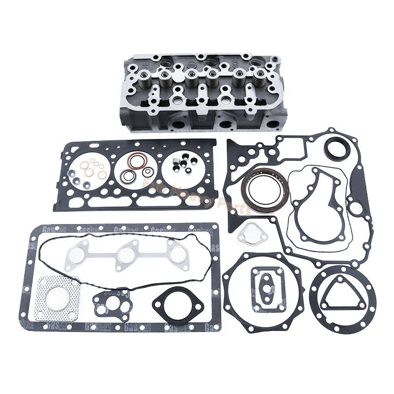 D902 Complete Cylinder Head with Gasket Kit for Kubota Engine Fits Bobcat MT55 Compact Track Loader