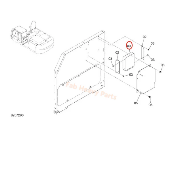 ECU Controller 4686925 for Isuzu 6HK1 Engine Hitachi ZX330-3 ZX350-3 ZX360H-3 ZX400LCH-3 ZX400W-3