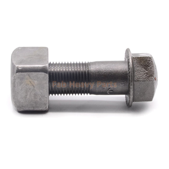 M18*56 mm Beltesko Bolt Kjedebolt med muttere for Volvo CAT Passer koffert Kobelco Passer til Komatsu JD gravemaskinlaster- Pakke med 120 stk.