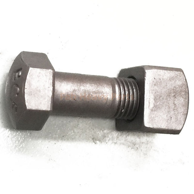 M12*40mm Beltesko Bolt Kjedebolt med muttere for Volvo CAT Passer til kasse Kobelco Passer til Komatsu Hitachi Doosan JD gravemaskin