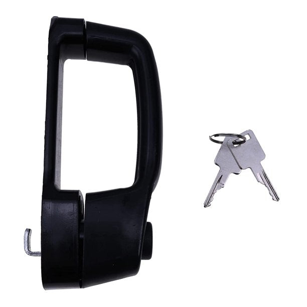 Poignée de verrouillage de porte avant 7109662 pour chargeur Bobcat 751, 753, 763, 773, 863, 864, 873, 883, 963