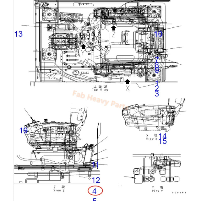 Fits For Komatsu Dump Truck CD110R-2 Computer Control Panel 7835-26-2000