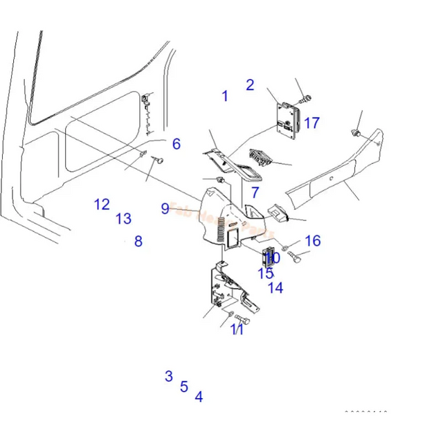 Convient pour moniteur de pelle Komatsu PC78UU-6 7835-11-2001 7835-11-2002 7835-11-2003 7835-11-2005