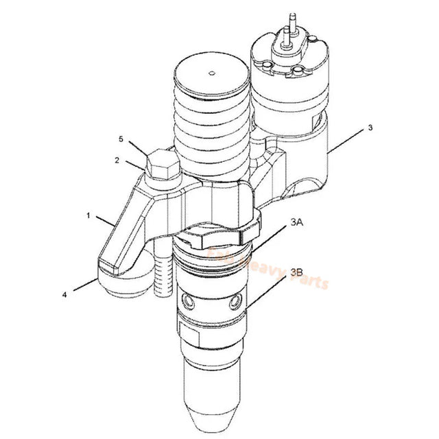 燃料インジェクター 230-9457 2309457 Caterpillar CAT エンジン 3508B 3512B 3516B に適合、再生品
