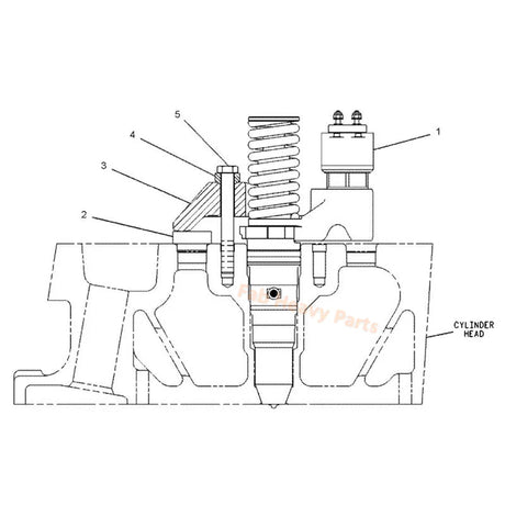 Fuel Injector 392-0206 3920206 Angkop para sa Caterpillar CAT Engine 3508B 3512B Wheel Loader 992G Dozer 854G, Remanufactured