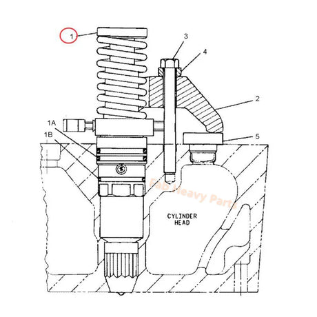 Fuel Injector 4P-9077 4P9077 Fits for Caterpillar CAT Engine 3508 3512 3516, Remanufactured