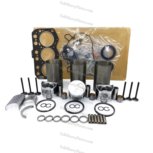 Kit de reconstrucción de revisión Motor Yanmar 3TN100 Daewoo DSL801 U Minicargadora