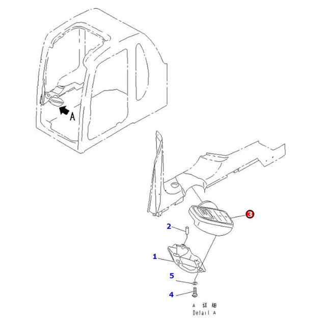 Monitori 7834-73-8000 Sopii malleihin Komatsu Excavator PC200EL-6K PC150-6K PC150LC-6K PC160-6K PC180LC-6K PC180NLC-6K PC200EN-6K PW130ES-6K