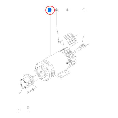 Pump Motor 105387GT for Genie gr-08 gr-12 gr-15 gr-20 grc-12 qs-12r qs-12w qs-15r qs-15w qs-20r qs-20w tz-50/30