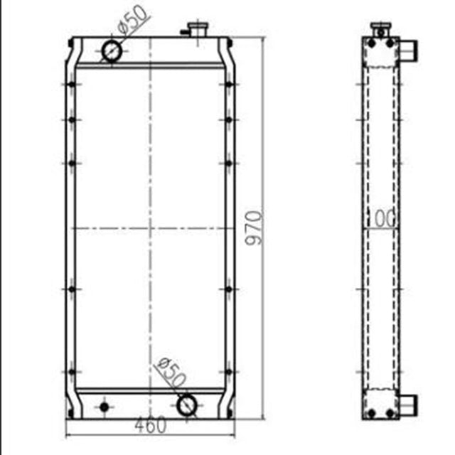 Ensemble de noyau de radiateur 2364430 236-4430, adapté à Caterpillar CAT E320C