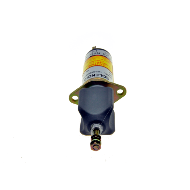 Stop Solenoid 1500-2073 1502-12A6U1B2S1 Shutdown Engine for Woodward Synchro-Start 3 Terminals-Shut down solenoid-Fab Heavy Parts