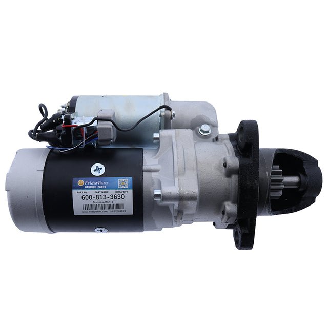 Starter Motor 600-813-3630 Fits for Komatsu 6D125-1 S6D125-1 SA6D140-1 Engine 24V 12T