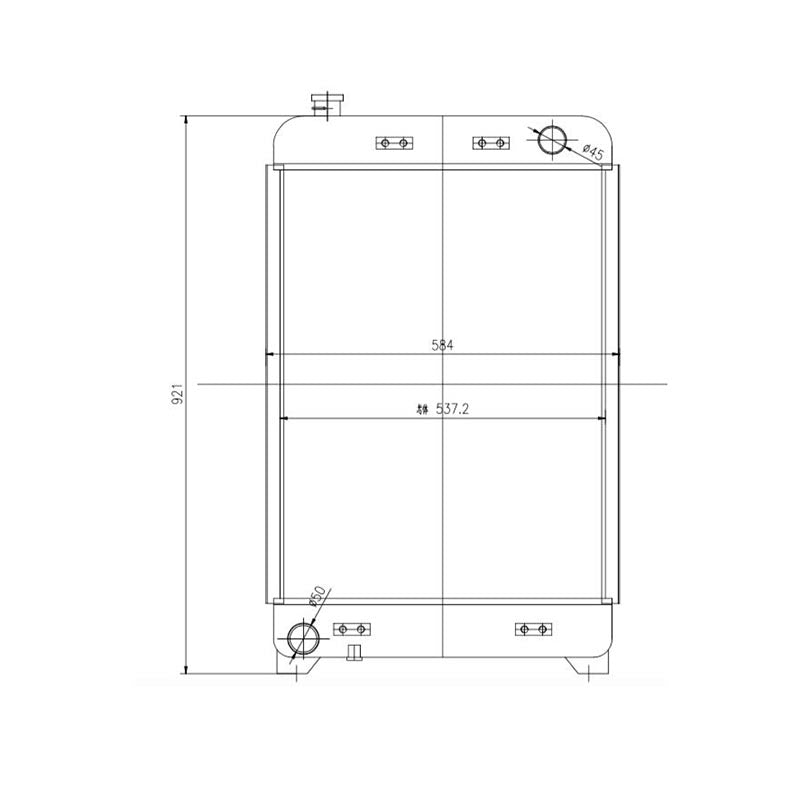 Hydraulic Radiator 1396887 139-6887 Fits for Caterpillar CAT D3C-III D4C-III D5C-III 933C 939C