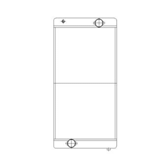 Hydraulic Radiator Core 11033554 for Volvo Loader L50C L50B